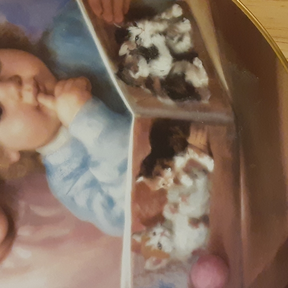 Vintage Artaffects Ltd Ed Heavenly Light Cert MaGo Heavenly Angels Plate NWOT - Picture 3 of 8